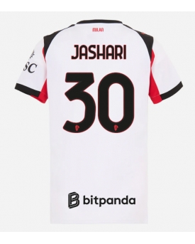 Billige Fotballdrakt AC Milan Ardon Jashari #30 Replika Bortedrakt Dame 2025-26 Kortermet Billige Fotballdrakt AC Milan Ardon Jashari #30 Replika Bortedrakt Dame 2025-26 Kortermet